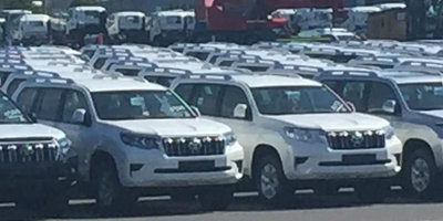 Toyota Land Cruiser Prado 2018 на площадке готовой продукции